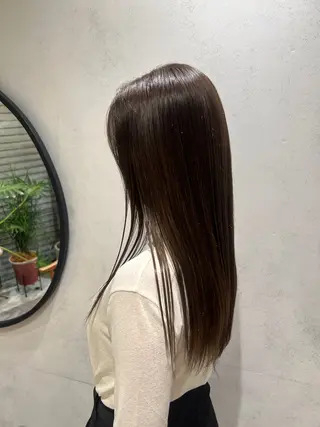 ロング カラー 和泉市フルール 古賀　薫のヘアスタイル