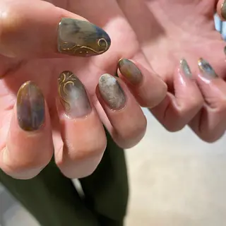 ネイル Trico Antique所属・岩本 杏のネイルデザイン