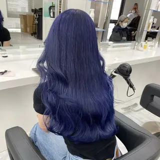 ロング カラー 🤍💕ブリーチカラ ーAyaka💕🤍のヘアスタイル