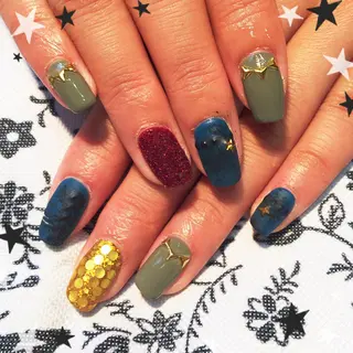 ネイル ＦreeDoＭ   Design所属・W KUMIのネイルデザイン