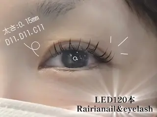 マツエク・マツパ Rairia nail & eyelash所属・Rairia🎀 eyelashのマツエク・マツパデザイン