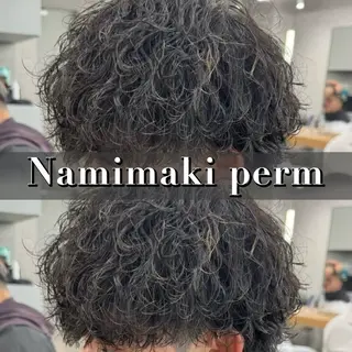 ショート パーマ メンズ 🖤Ayumi🖤 メンズ特化❤️‍🔥のヘアスタイル