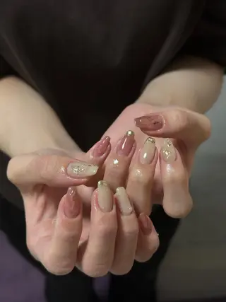 ネイル 𝐅𝐢𝐢【本町/ ネイル】Miho💜のネイルデザイン