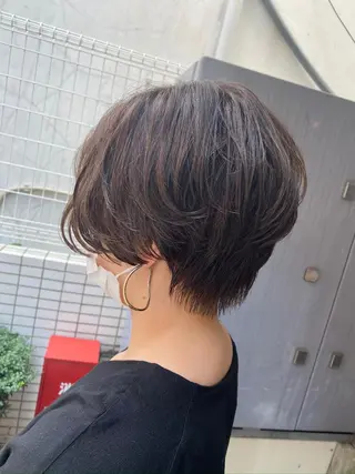 ショート 永沼 真依のヘアスタイル