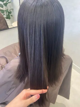 ミディアム 🎀艶カラー/ 縮毛矯正🤍ミイナのヘアスタイル