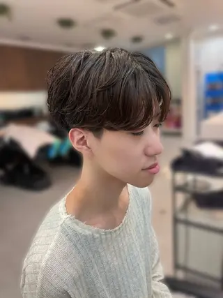 パーマ メンズ 💠つたふうか/ 韓国/メンズヘア💠のヘアスタイル