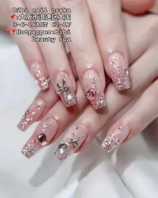 ミディアム Bibi beauty spa Osaka所属・Chann Channのネイルデザイン
