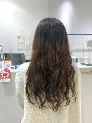 ロング パーマ ボブ/美髪矯正 /佐藤　奈巳のヘアスタイル