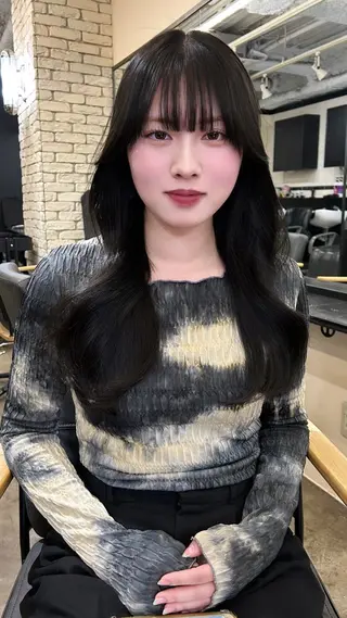 ロング カラー 地毛風艶カラー🌿 喜多夏海のヘアスタイル