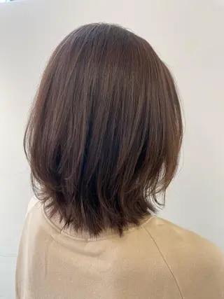ミディアム あずま みゆのヘアスタイル