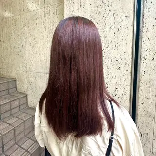 ロング カラー 田中 汰知のヘアスタイル