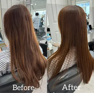 ロング 💕韓国レイヤー× 髪質改善　宮内諒のヘアスタイル