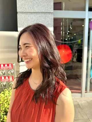 ロング カラー TERRACE 三宮店【テラス】所属・岸田 真由のヘアスタイル