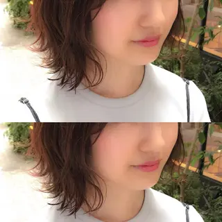 ミディアム LOMA🇰🇷 銀座クボタのヘアスタイル