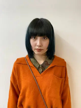 ミディアム カラー yiye 青山所属・無料カットモデル募集 🌱ひょうがのヘアスタイル