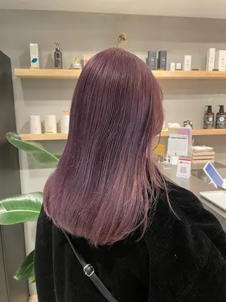ミディアム カラー SALOWIN下北沢所属・hazuki 🌝のヘアスタイル