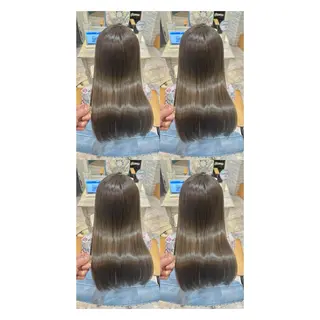 ロング カラー 髪質改善/縮毛矯正/ 韓国ヘア/店長敦士のヘアスタイル