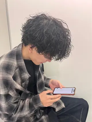 ショート パーマ メンズ 【メンズ特化】 メンズパーマ/雄斗のヘアスタイル