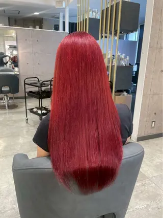 セミロング 髪質改善 Noe心斎橋店のヘアスタイル