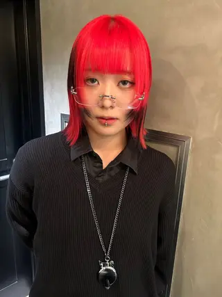 ミディアム カラー デザイン/アレンジ ❤︎イシイレイのヘアスタイル