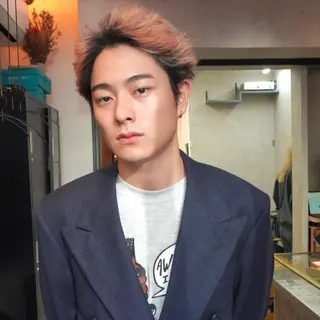 カラー メンズ ブロンド／ブリーチ 【SITY.】のヘアスタイル