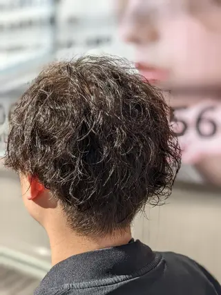 メンズ パーマ Russo(ルッソ)所属・こにし/蒲生四丁目 /髪質改善/スパのヘアスタイル