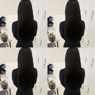 ロング 🦋REISA🦋 エクステ×ハイトーンのヘアスタイル