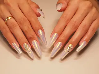 ネイル NAILSTUDIO401所属・ジェルチップ長さだし 専門ネイルサロンのネイルデザイン
