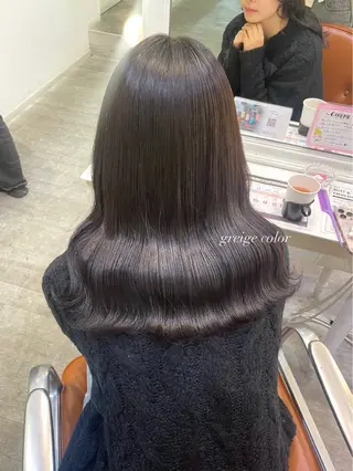 セミロング カラー ハイトーンカラー/ 長さだし🐇きょうかのヘアスタイル