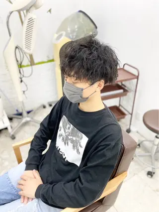 パーマ メンズ 🧸縮毛矯正特化 金澤 彩香🎀のヘアスタイル