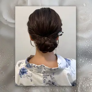 ロング ヘアアレンジ 豊川/髪質改善/ 美髪カラー/アヤカのヘアスタイル