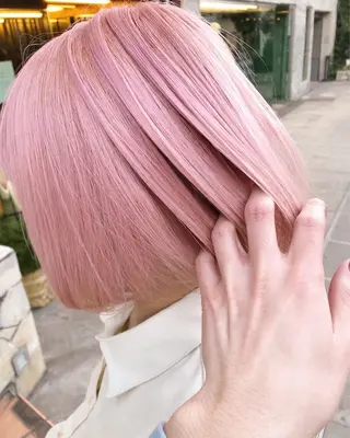 セミロング ❄️💛エクステ ブリーチ❄️yukiのヘアスタイル