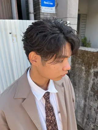 ショート メンズ 鹿児島 TSUBASAのヘアスタイル