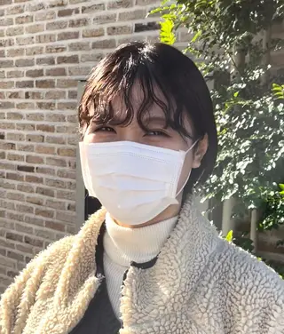 ショート パーマ 大人可愛い透明感🌟 小顔・韓国髪🌟野中のヘアスタイル