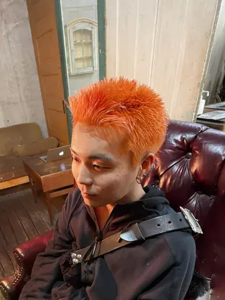 ショート カラー メンズ 南堀江メンズ ▫️SOSHI▫️のヘアスタイル