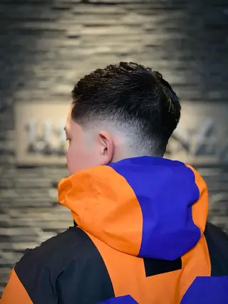 ショート メンズ 竹林 烈のヘアスタイル