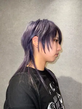 ショート カラー ハイトーン/レイヤー /ウルフ⭐️永田⭐️のヘアスタイル
