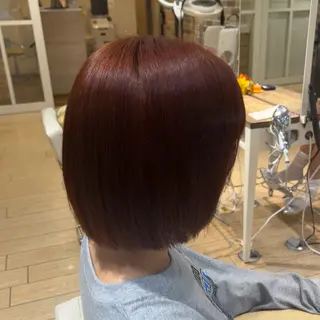 カラー miku/表参道/ 艶々カラーのヘアスタイル