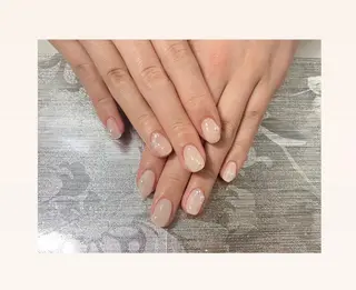 ネイル I-nailロング /ワンホン/キラキラのネイルデザイン