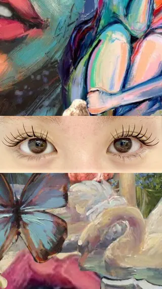 マツエク・マツパ GO TODAY シェアサロン 銀座Eclara店所属・mihiro 銀座まつぱﾏﾂｴｸ眉のマツエク・マツパデザイン