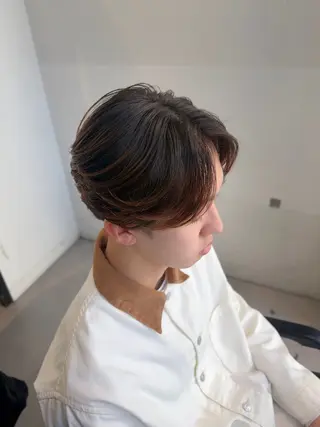 パーマ メンズ 曲がる縮毛矯正/ メンズパーマ森隆之介のヘアスタイル