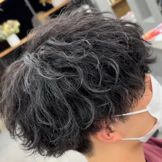 ショート パーマ メンズ OVARL by apish所属・【メンズパーマ】 横田結希のヘアスタイル