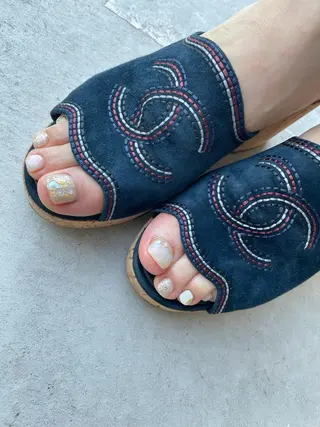 ロング カラー ヘアアレンジ キッズ ネイル マツエク・マツパ 福田 加奈のネイルデザイン