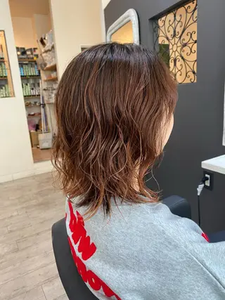 ミディアム パーマ APPEL所属・APPEL hair ／岡山のヘアスタイル