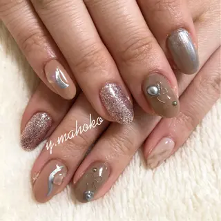 ネイル She nail studio 原宿所属・パラジェル有/ スカルプ/mahoのネイルデザイン