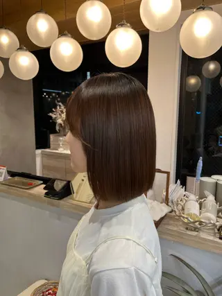 ミディアム Lond azur所属・🇰🇷韓国レイヤー 韓国風ボブのヘアスタイル