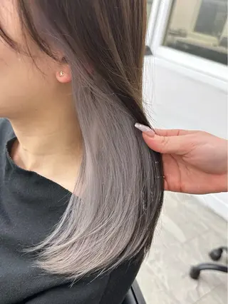 ミディアム プルエクステ/カラー ⭐️KIR̋Aのヘアスタイル