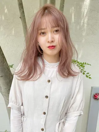 セミロング カラー Piaコータロー ハイトーン&‪ボブのヘアスタイル