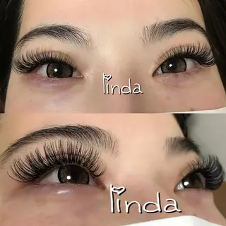 マツエク・マツパ linda lashesのマツエク・マツパデザイン