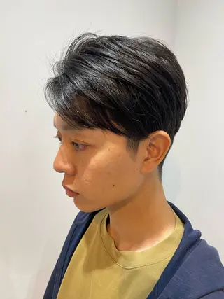 ショート メンズ AID_都立大学所属・林 亮太/ メンズ/メンズパーマのヘアスタイル